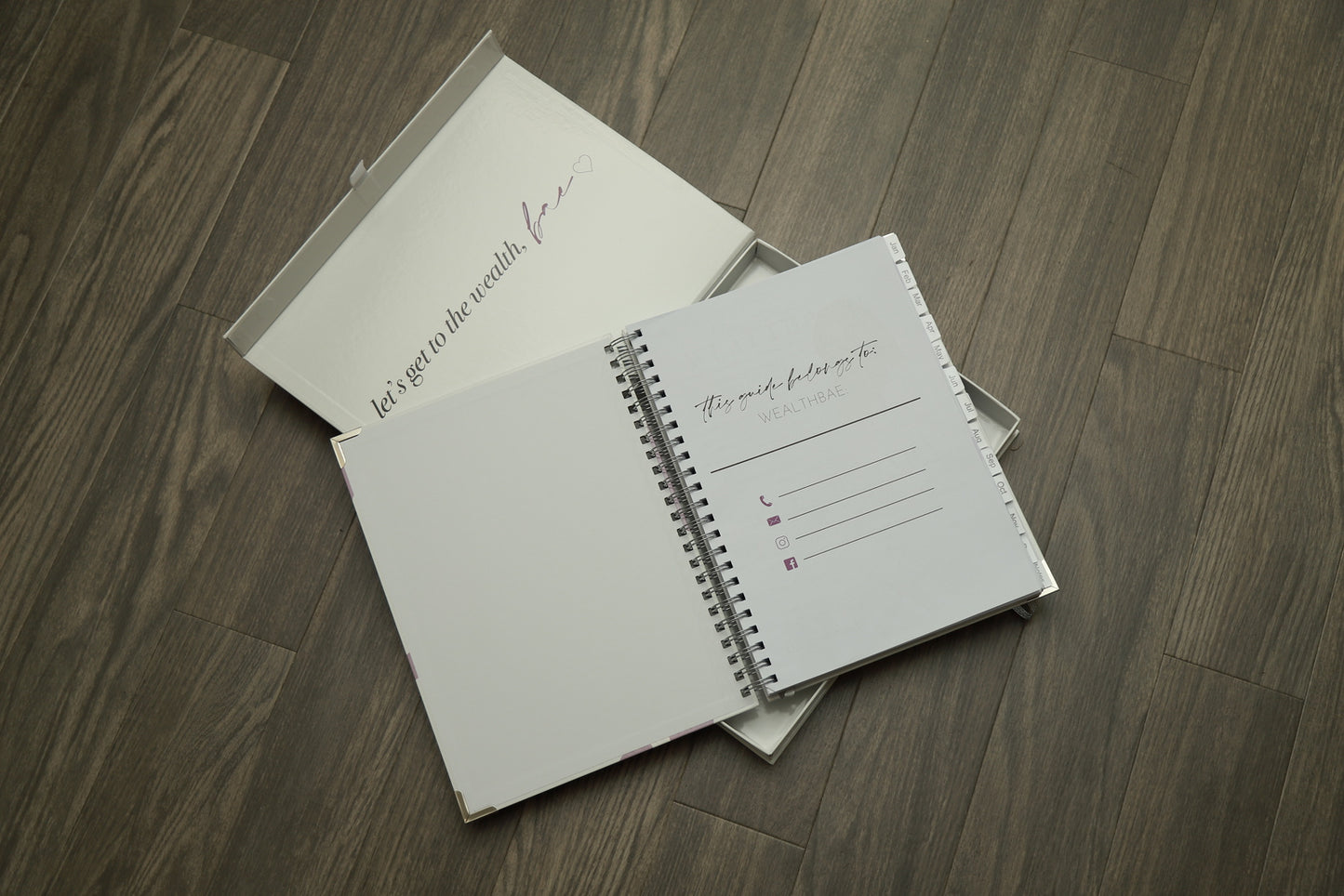 The Wealth Bae Budgeting Planner (White)