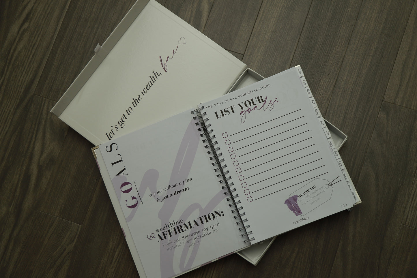 The Wealth Bae Budgeting Planner (White)